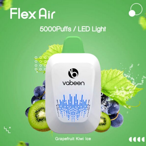 grapefruit kiwi ice – flex air (5000 puffs)